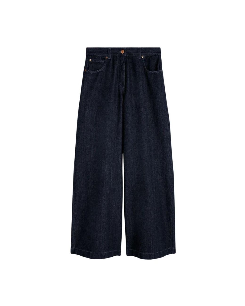 Aspesi Blue Wide Jeans