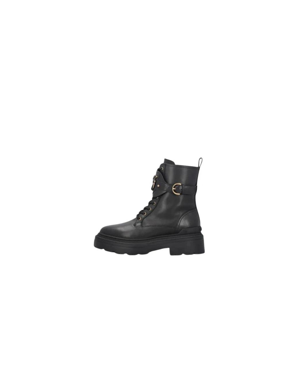 Pinko Black Lace-Up Boots