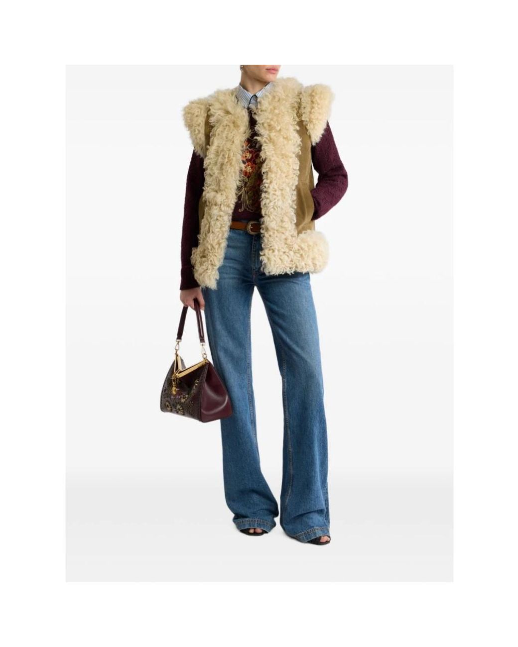 Vests Etro en coloris Natural