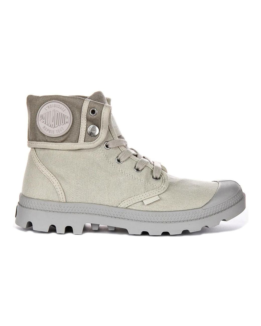 Palladium Gray Lace-Up Boots for men