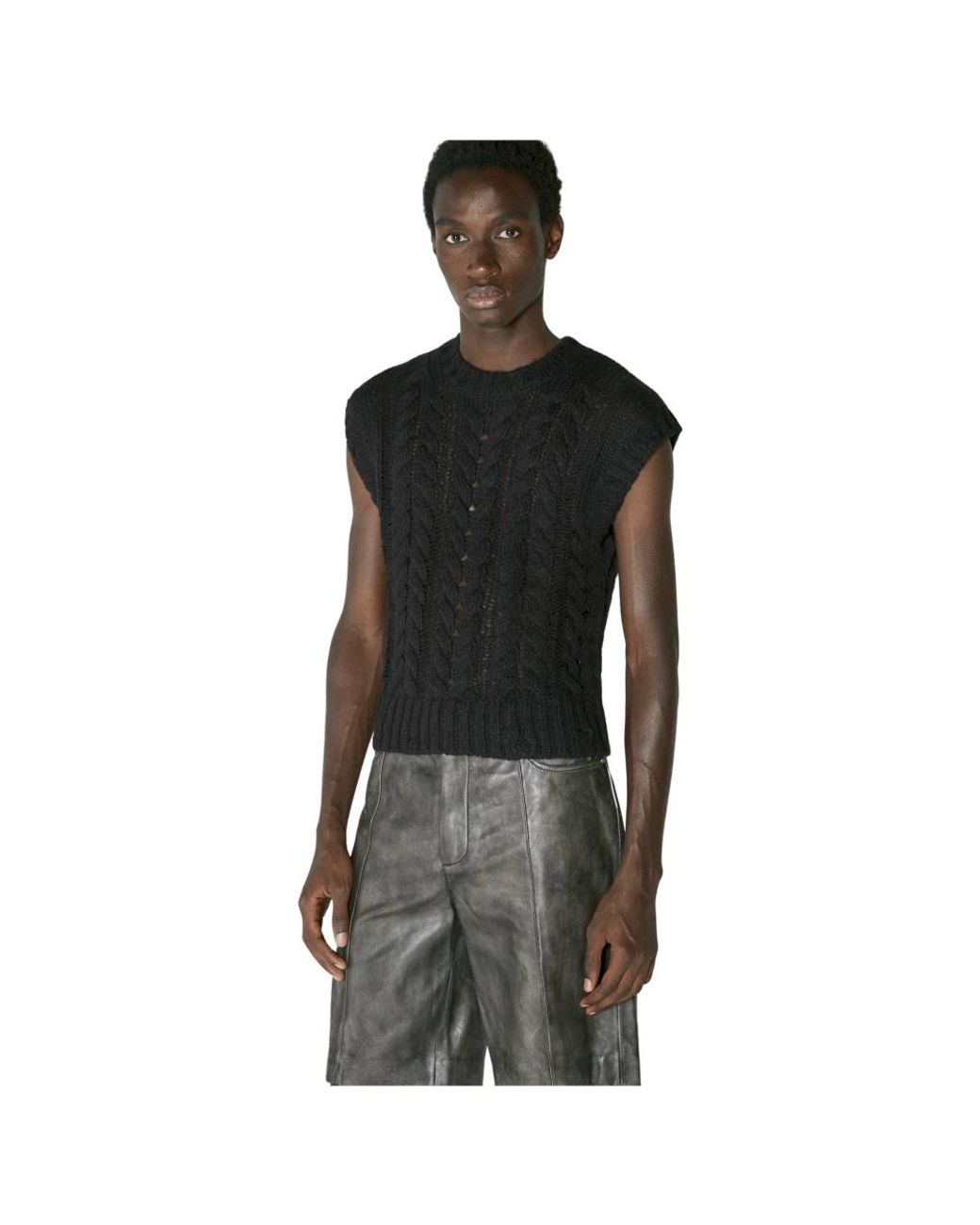 Han Kjobenhavn Black Sleeveless Tops for men