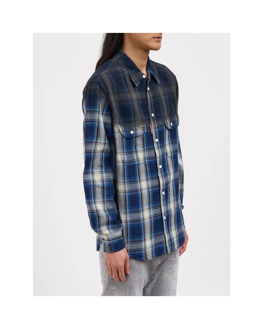 DSquared² Blue Casual Shirts for men