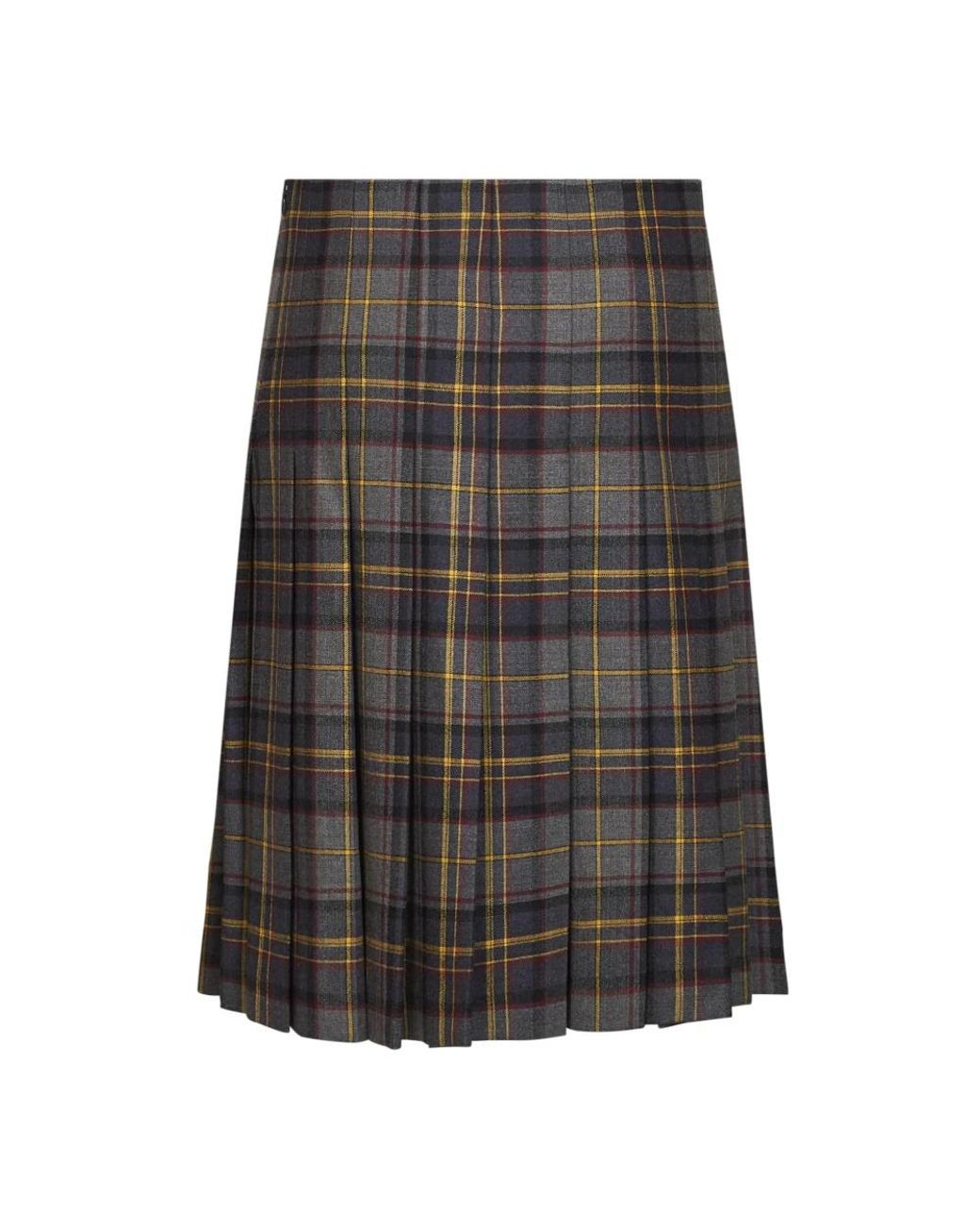 Etro Gray Midi Skirts