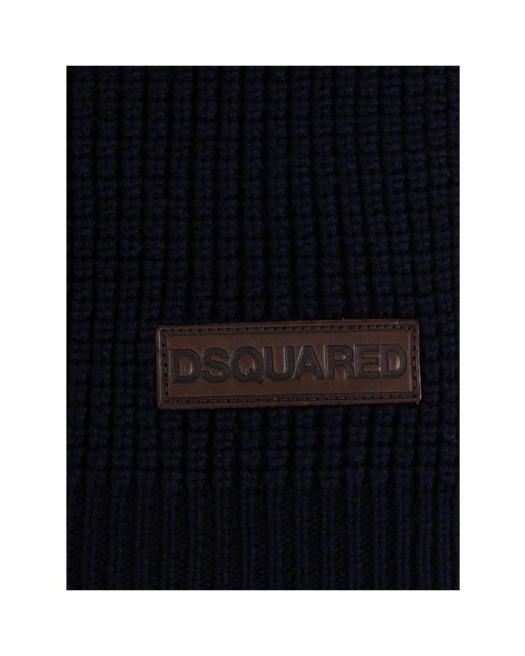 DSquared² Black Winter Scarves for men