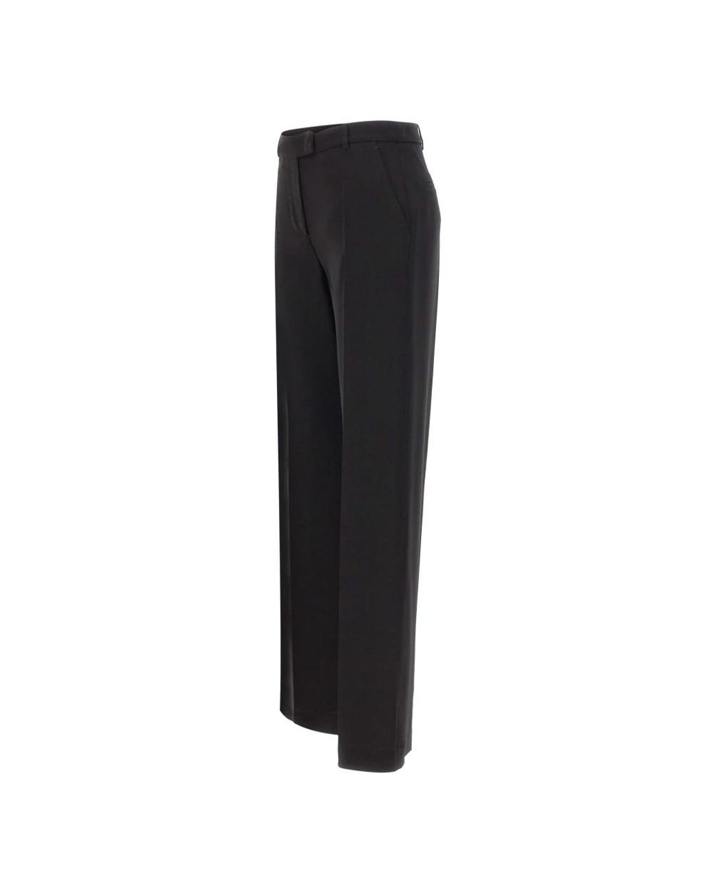 Eleventy Black Straight Trousers