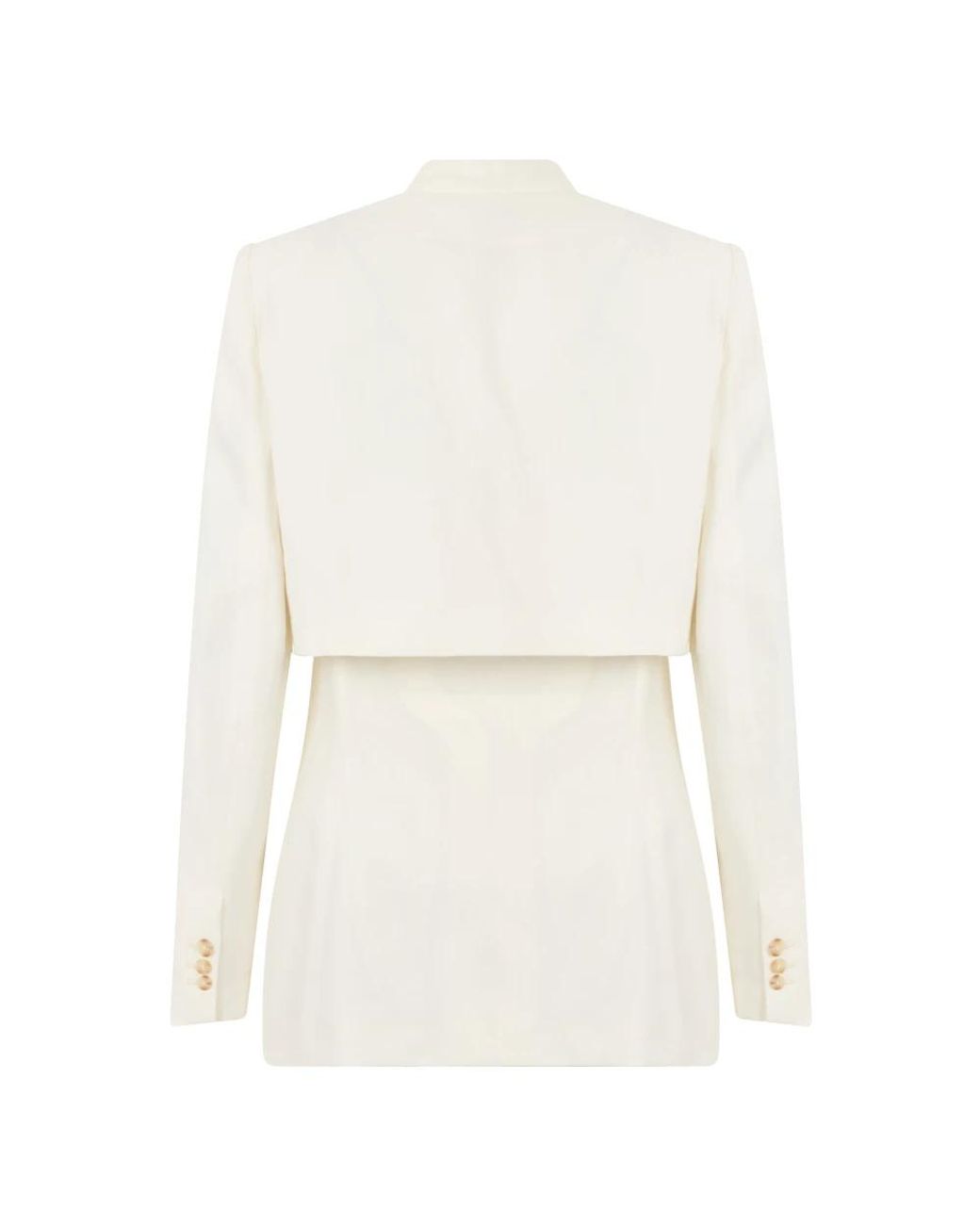 Alberta Ferretti White Blazers