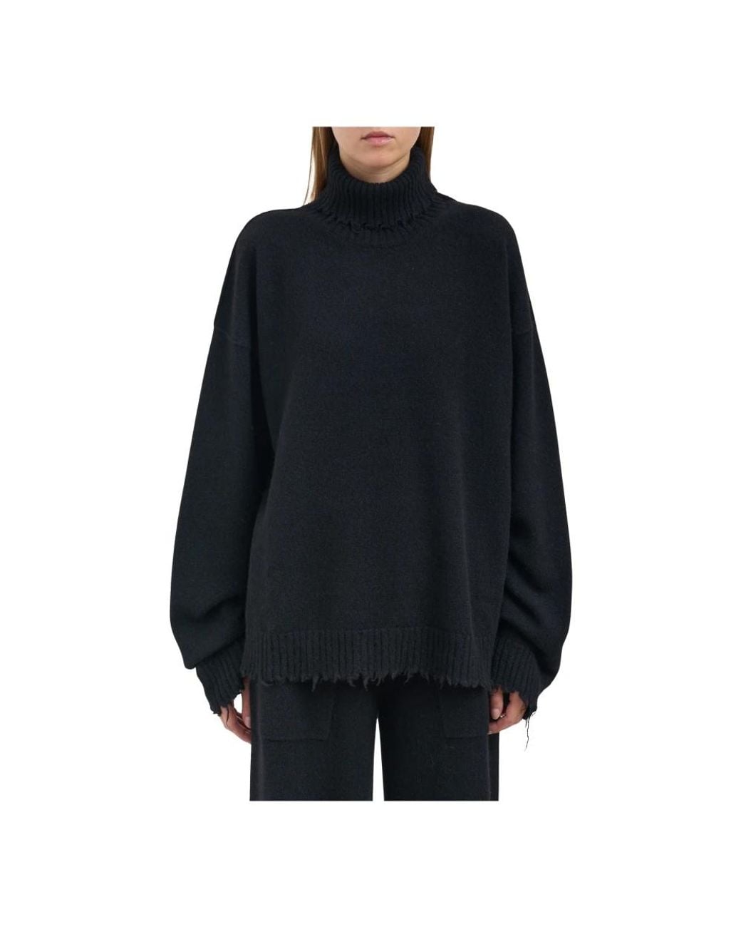 Uma Wang Black Turtlenecks