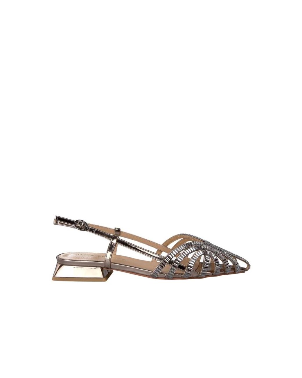 Alma En Pena. Brown Flat Sandals