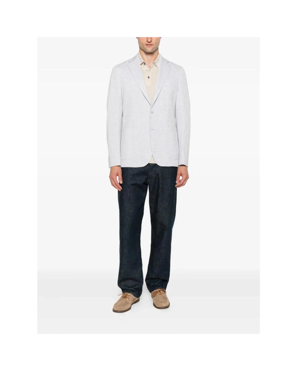Boss White Blazers for men
