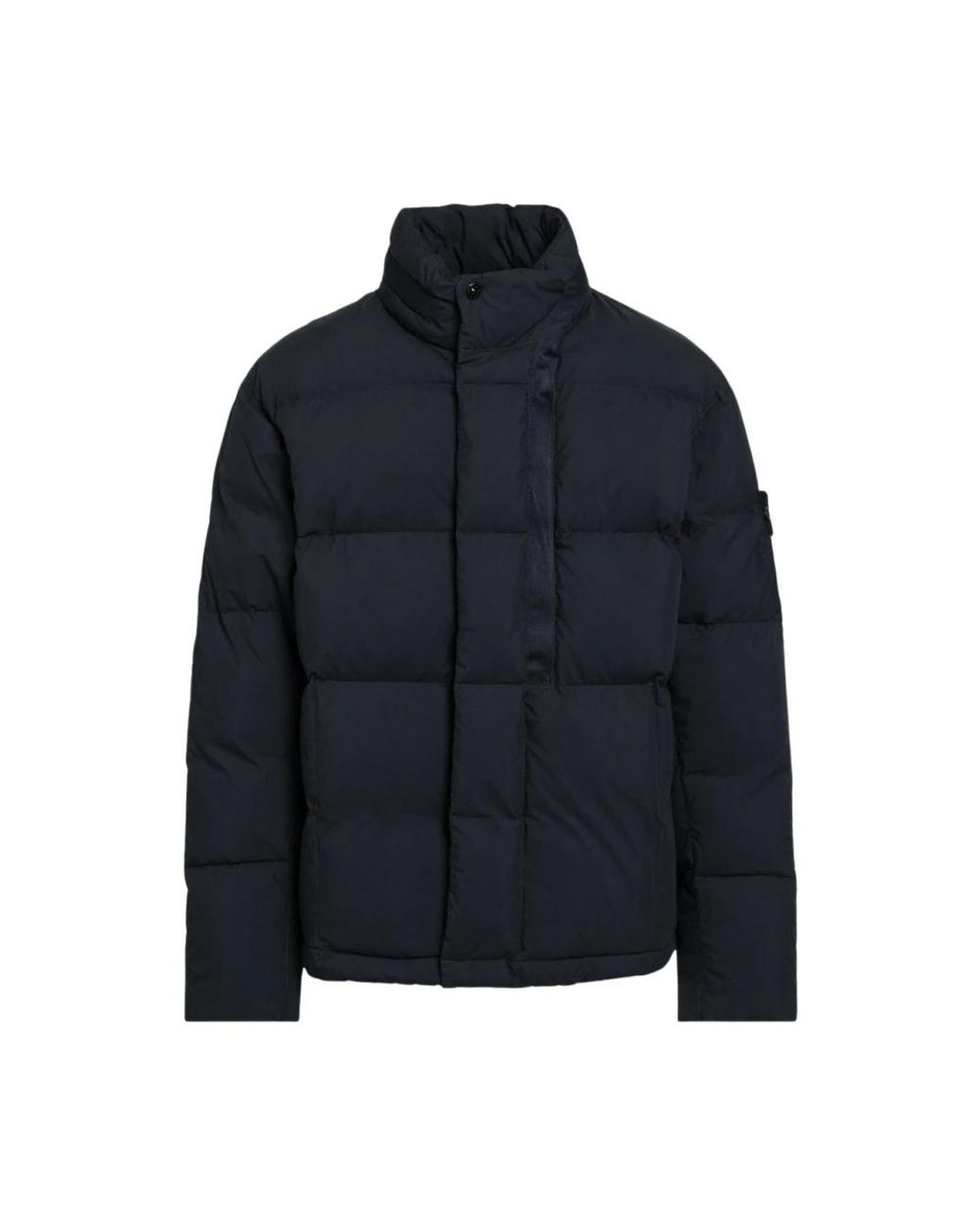 Stone Island Blue Down Jackets for men