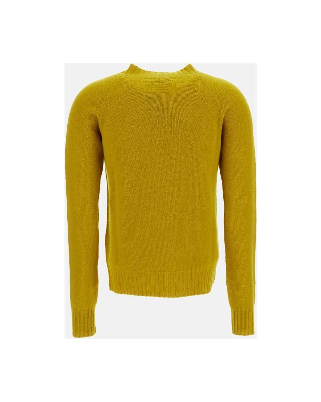 Drumohr Yellow Round-Neck Knitwear
