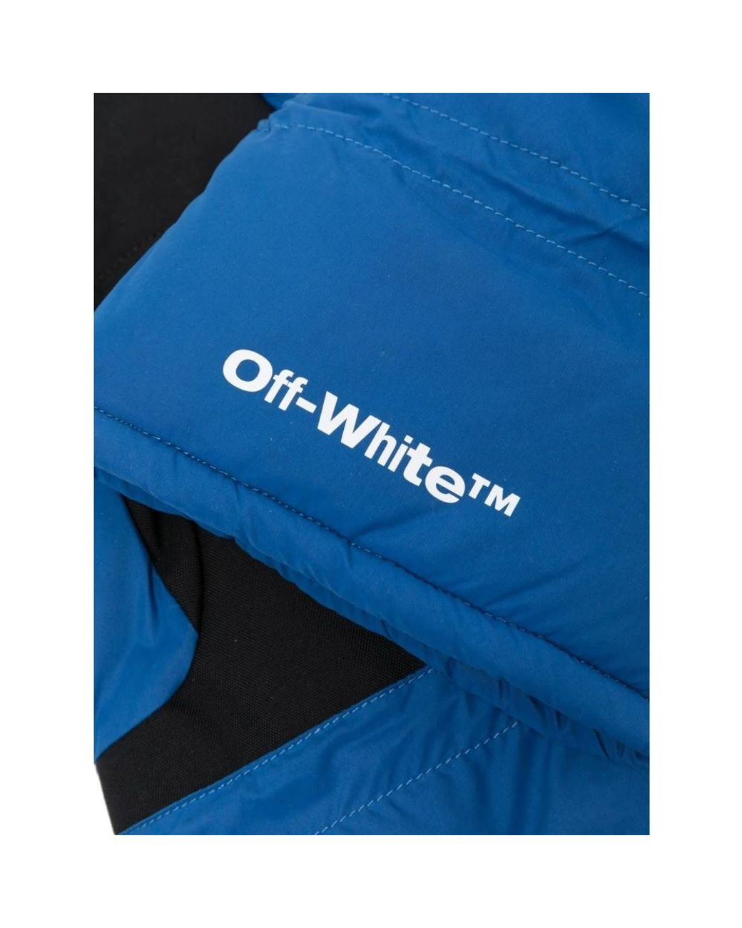 Off-White c/o Virgil Abloh Blue Gloves for men