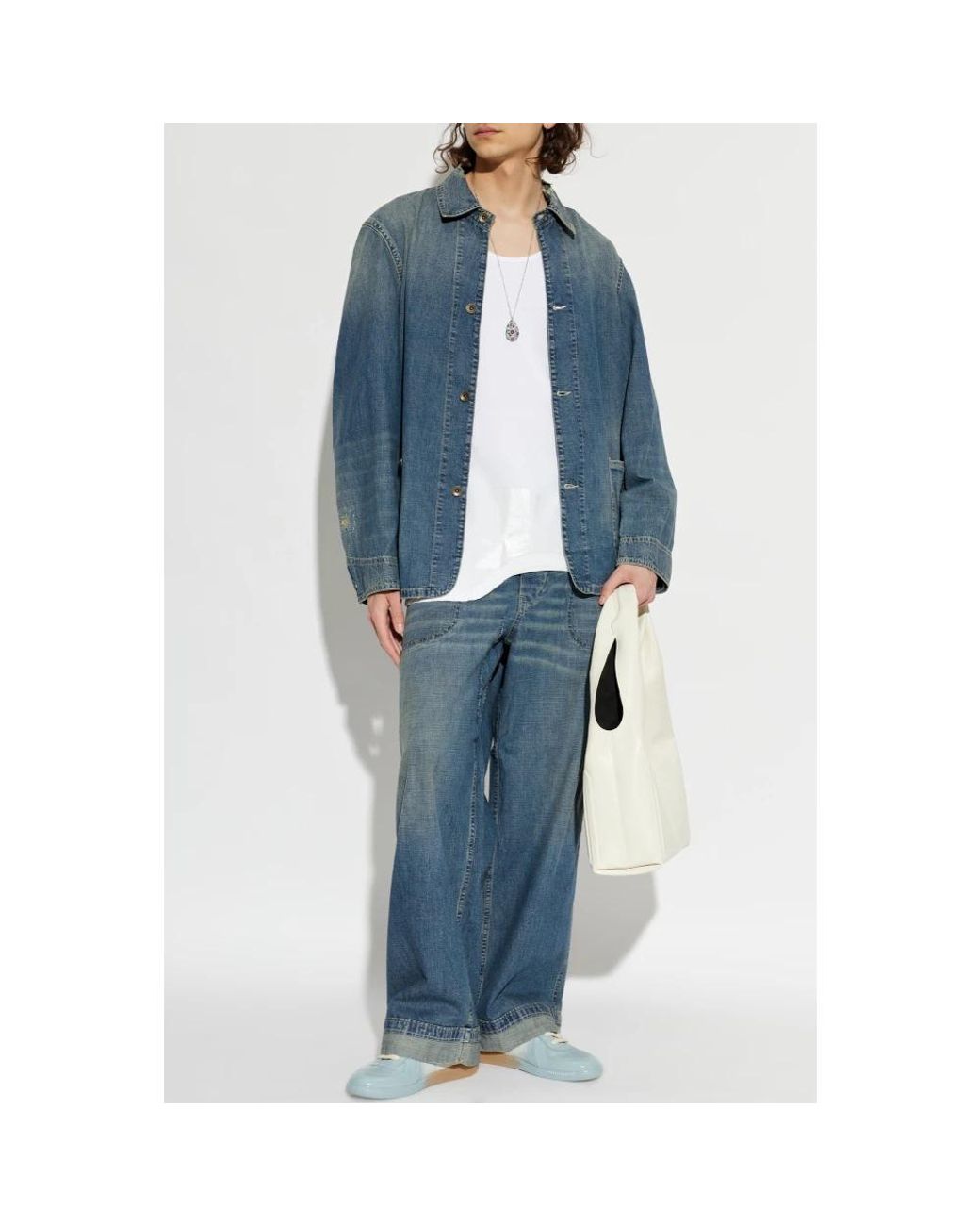 Maison Margiela White Sleeveless Tops for men