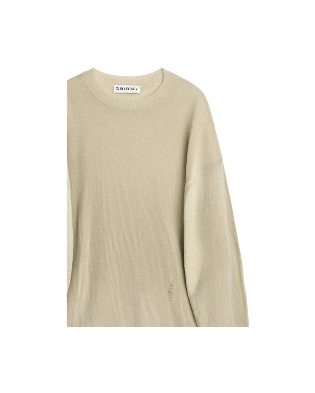 Our Legacy Natural Round-Neck Knitwear for men