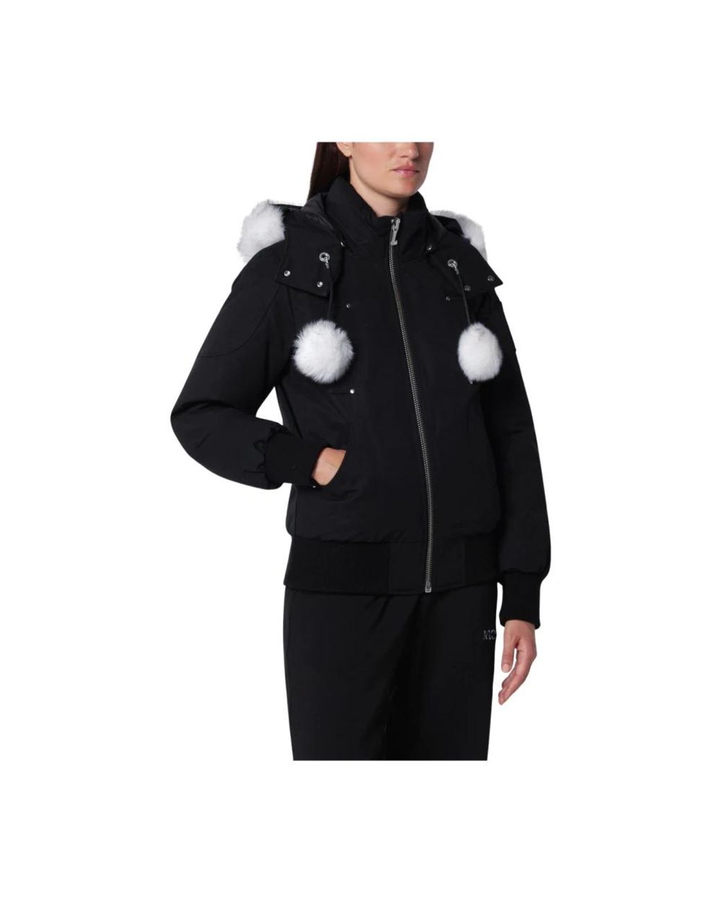 Moose Knuckles Black Down Jackets