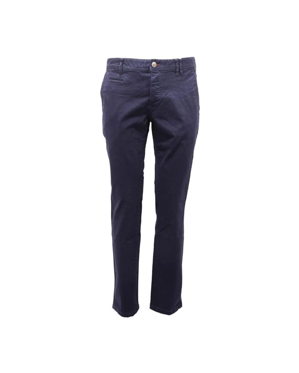 AT.P.CO Blue Slim-Fit Trousers for men