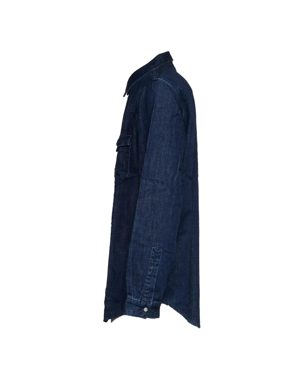 Edwin Blue Denim Shirts for men