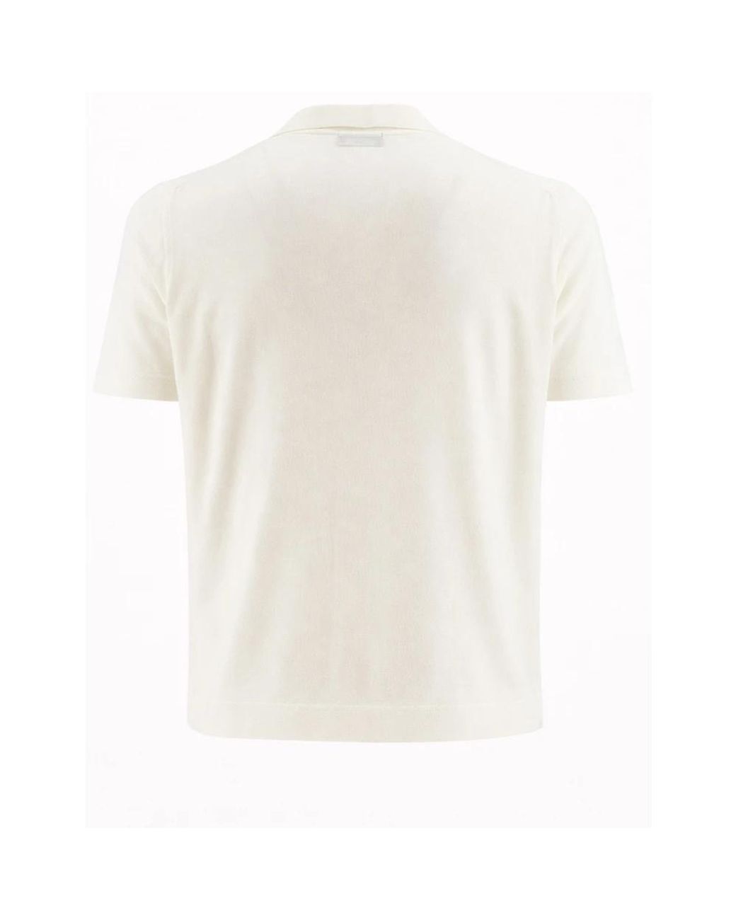 Drumohr White Short Sleeve Shirts for men