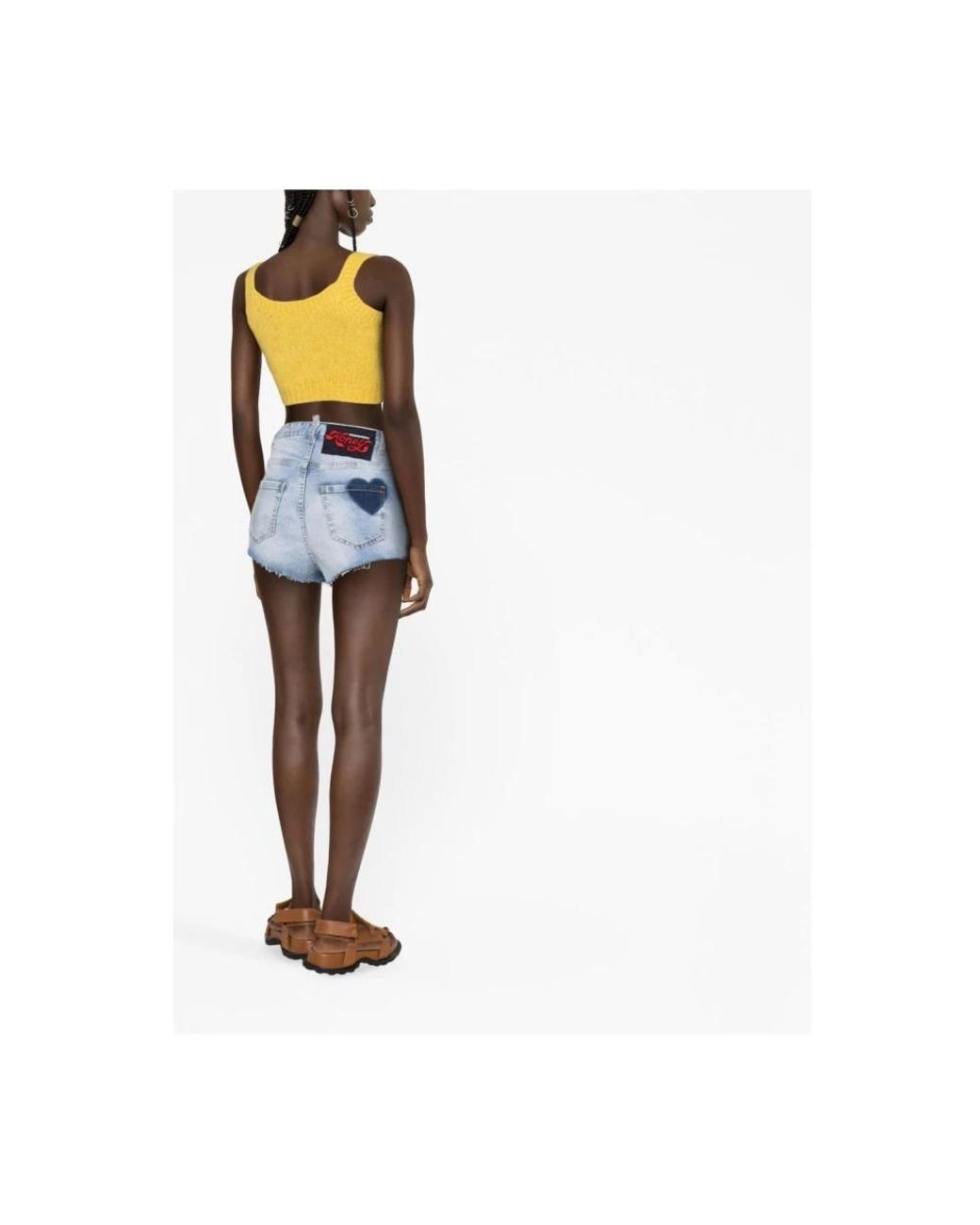 DSquared² Blue Denim Shorts