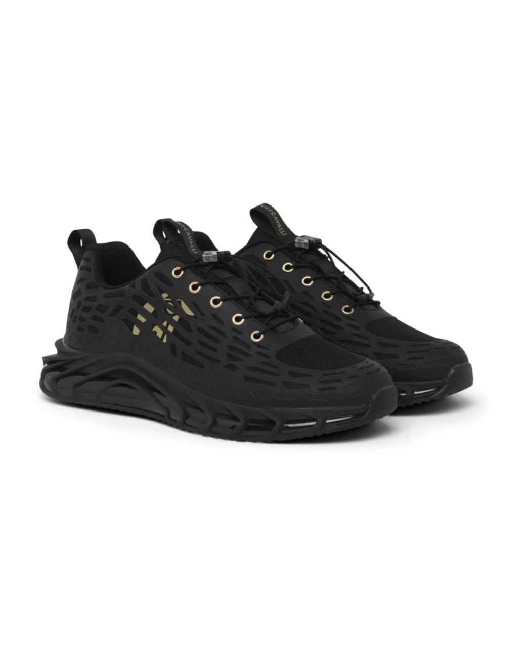 Just Cavalli Black Sneakers for men