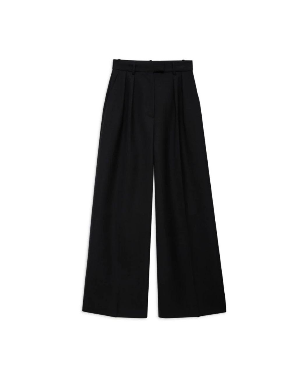 Anine Bing Black Wide Trousers