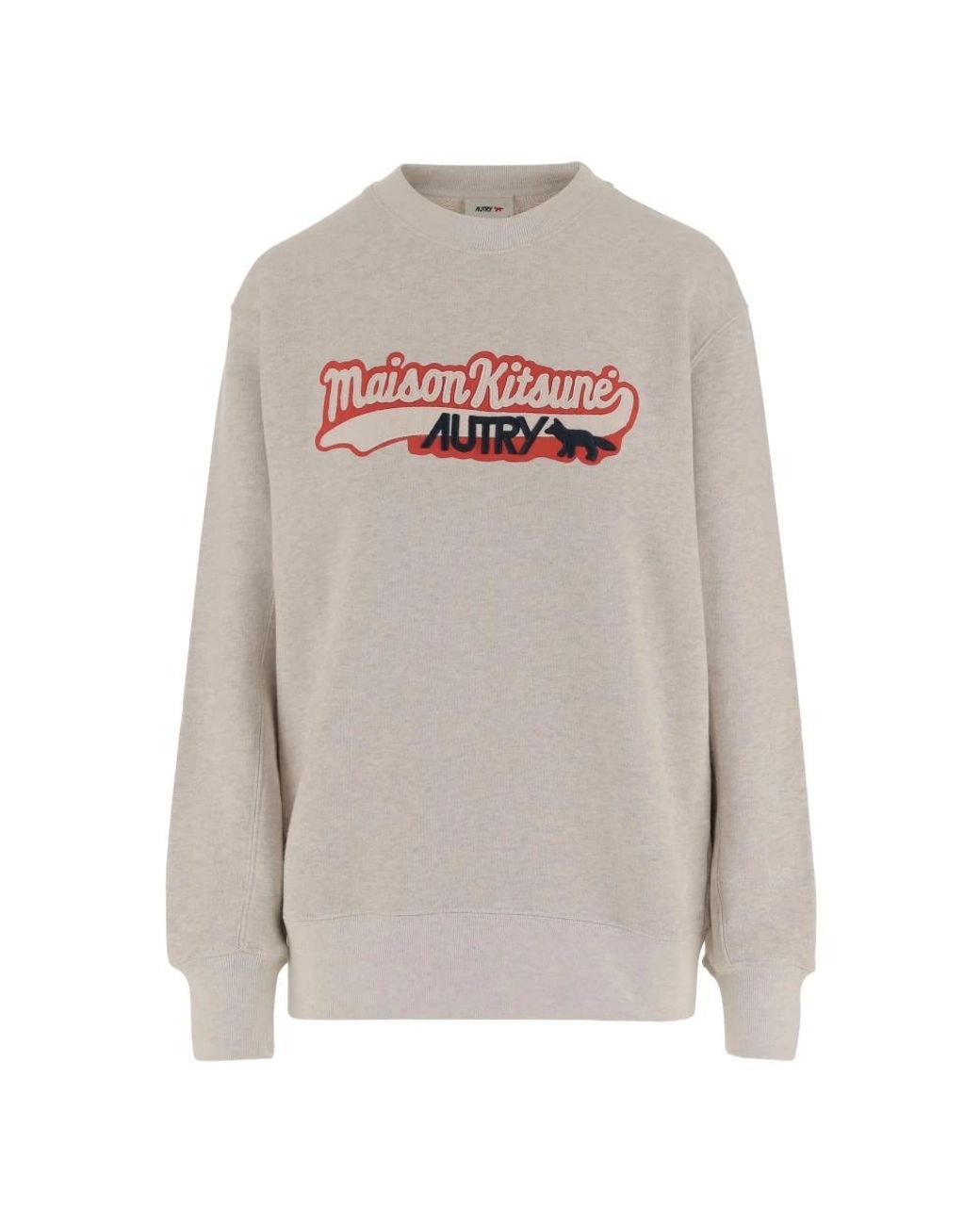 Autry Gray Round-Neck Knitwear