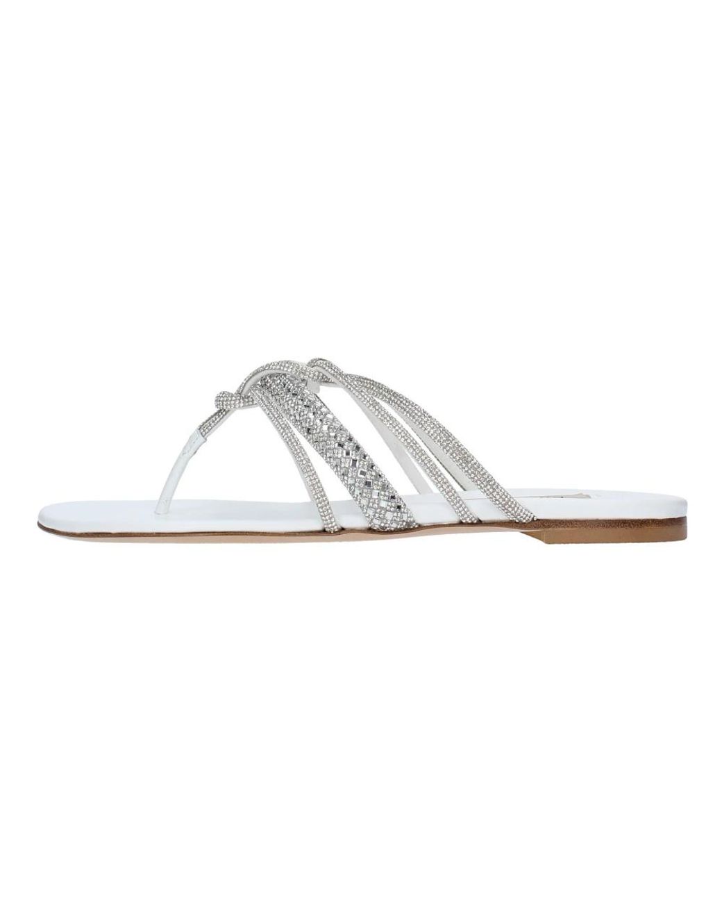 Casadei White Flip Flops