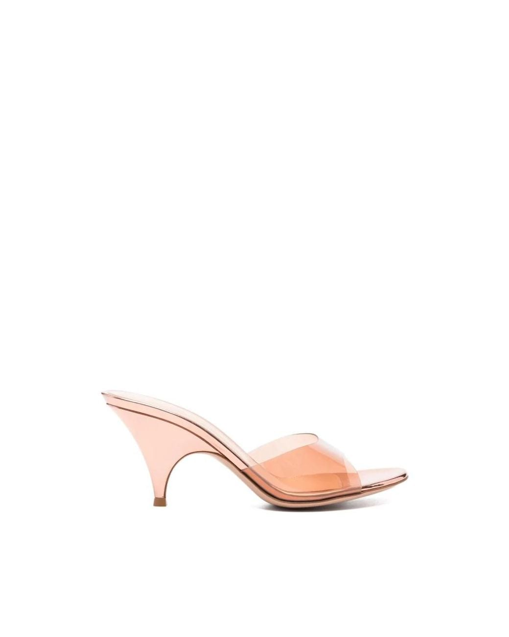 Gianvito Rossi Pink Heeled Mules