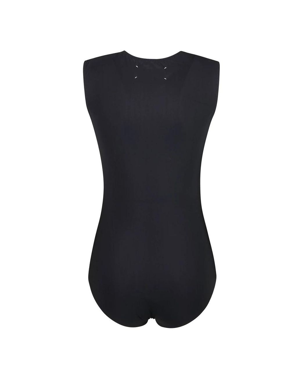 Maison Margiela Blue Fitted Jersey Bodysuit