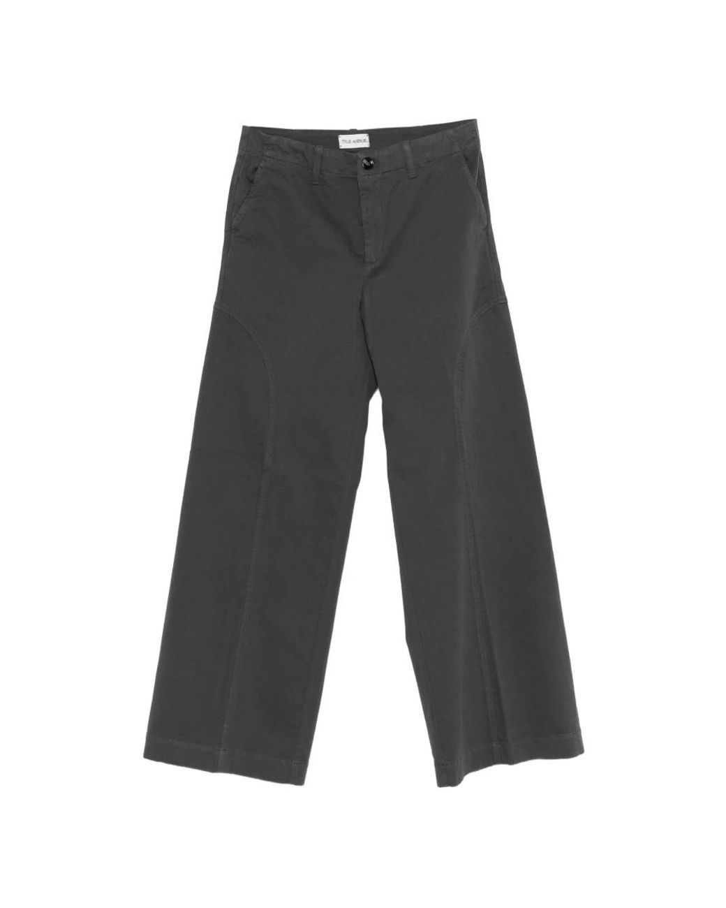 TRUE AVENUE Gray Wide Trousers