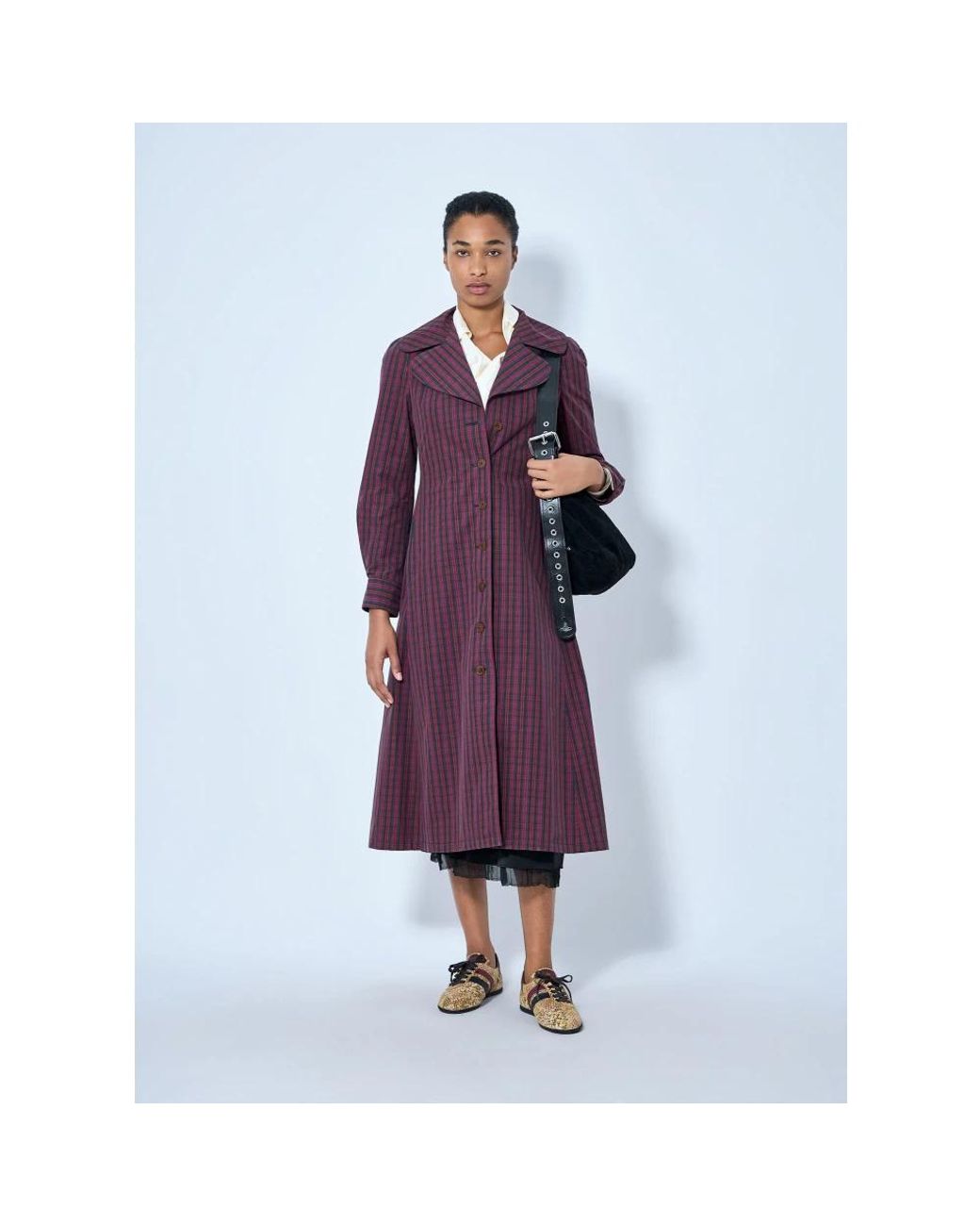Vivienne Westwood Purple Belted Coats