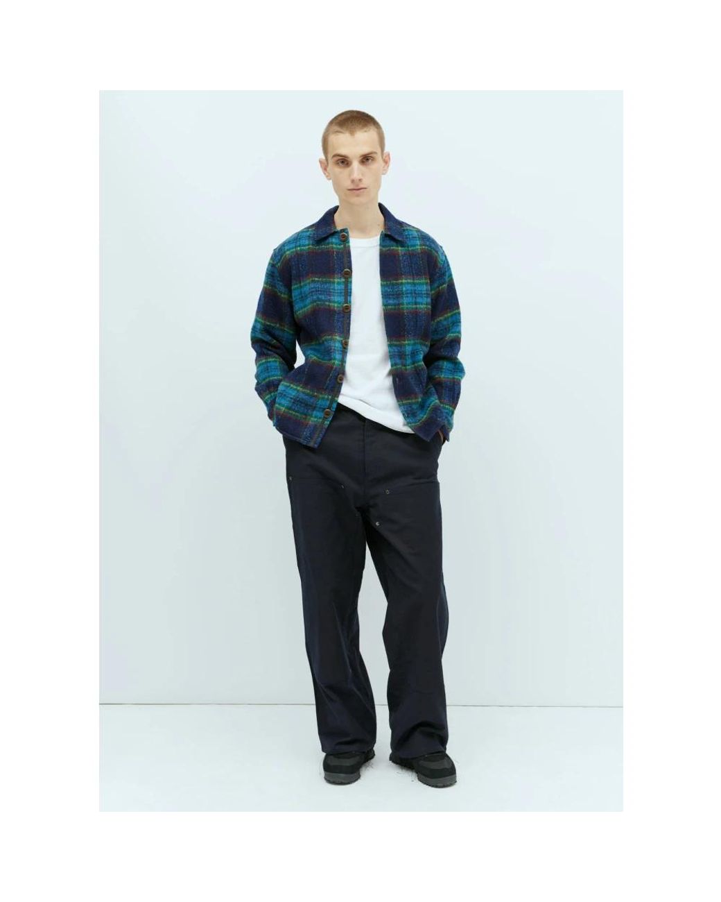 Brain Dead Blue Casual Shirts for men