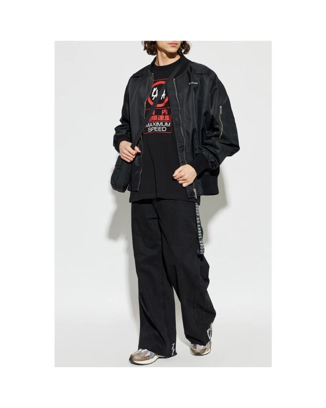 44 Label Group Black T-Shirts for men