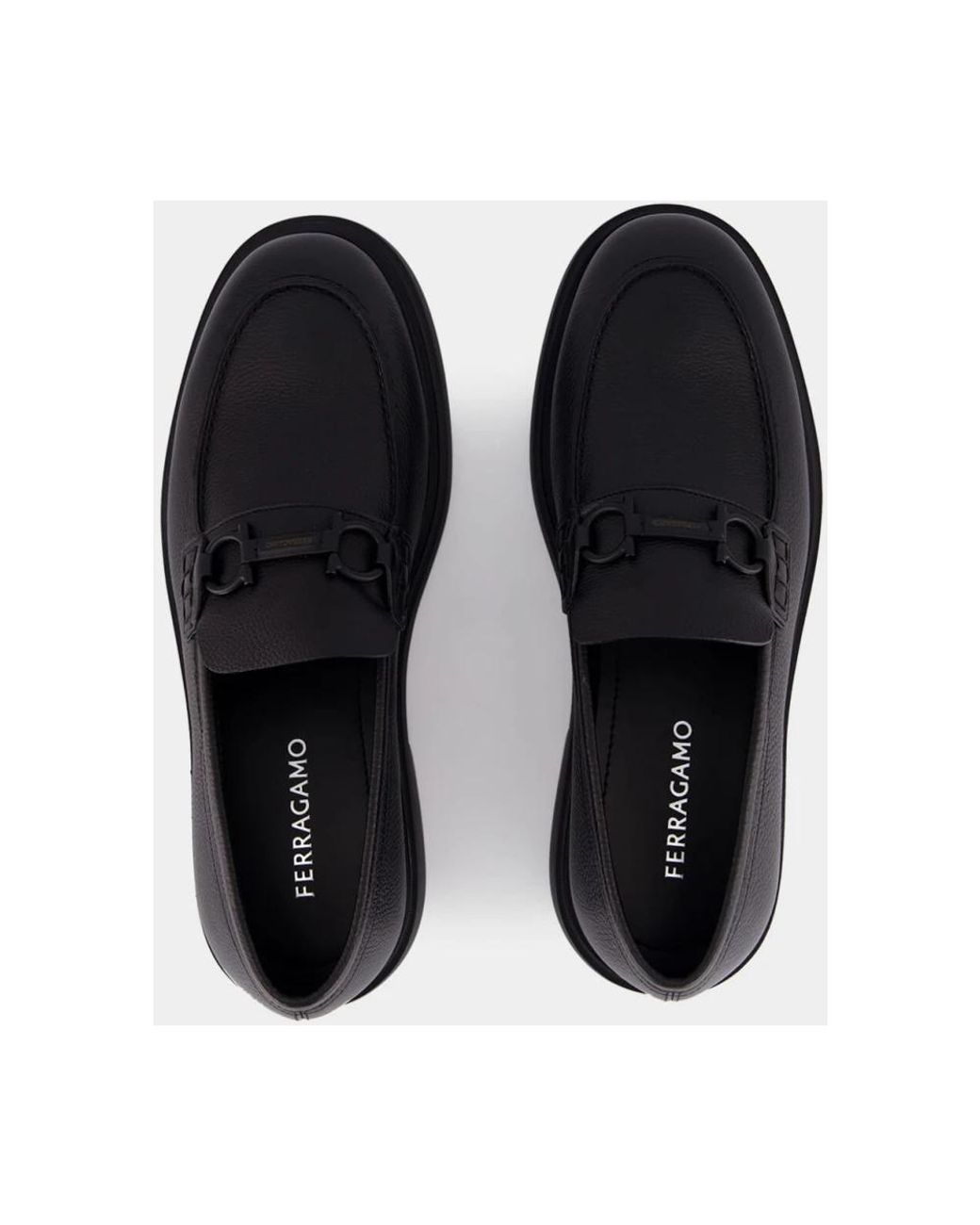 Ferragamo Black Loafers for men