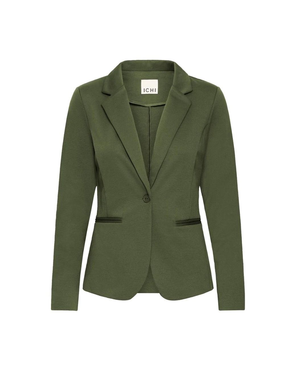 Ichi Jassen ,Groen ,Ihkate Bl Jacket in het Green