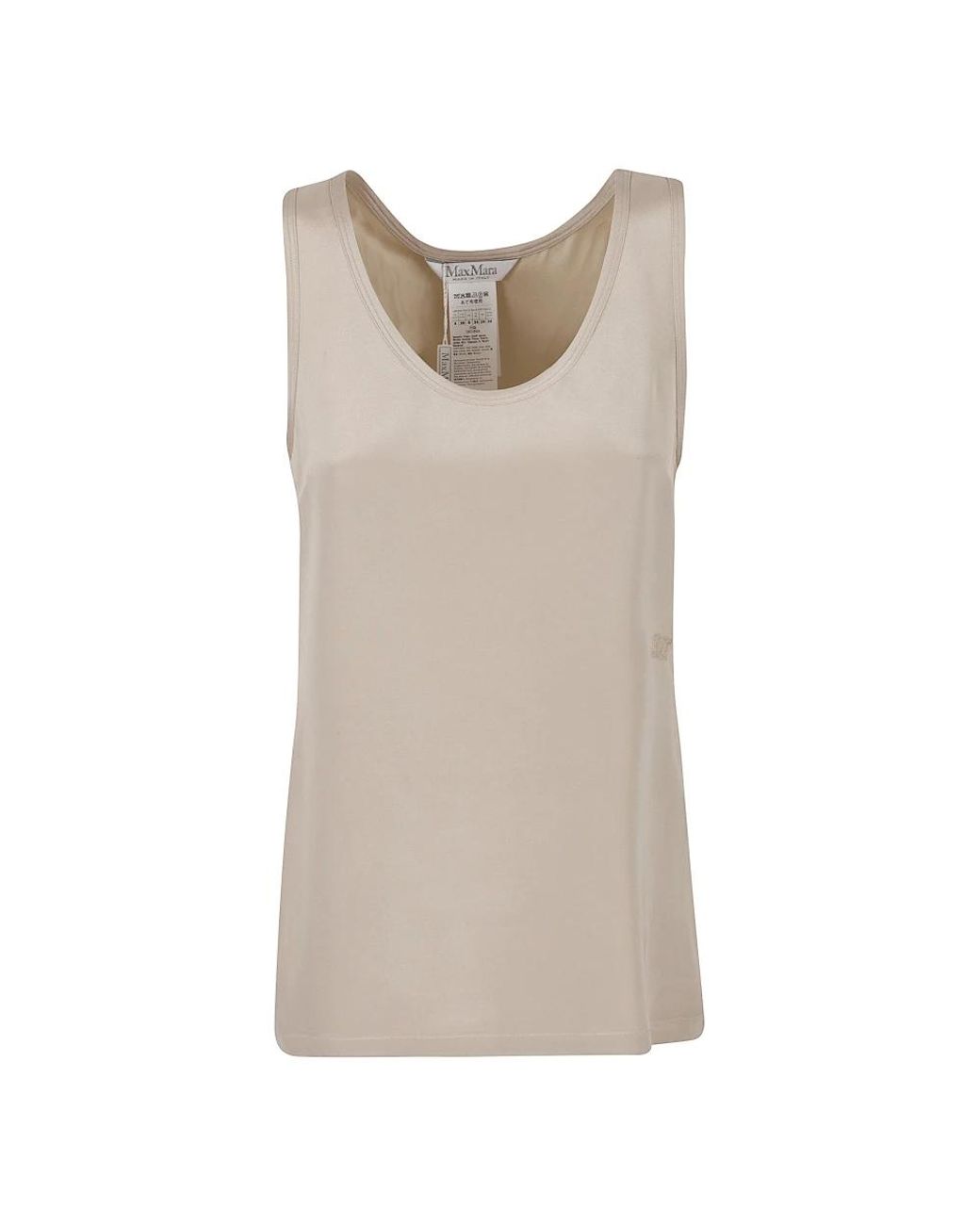 Max Mara Brown Sleeveless Tops