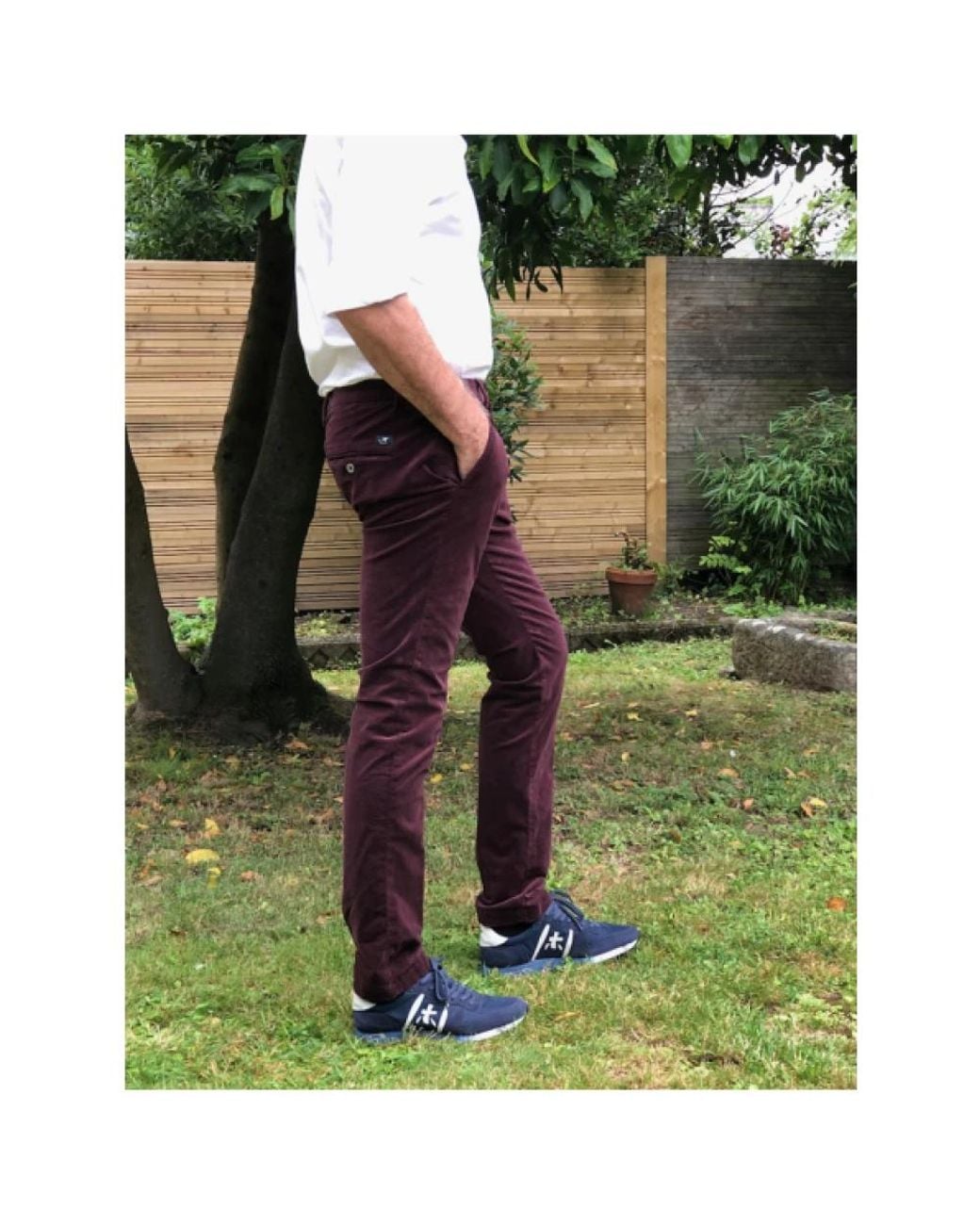 Mason's Red Slim-Fit Trousers for men