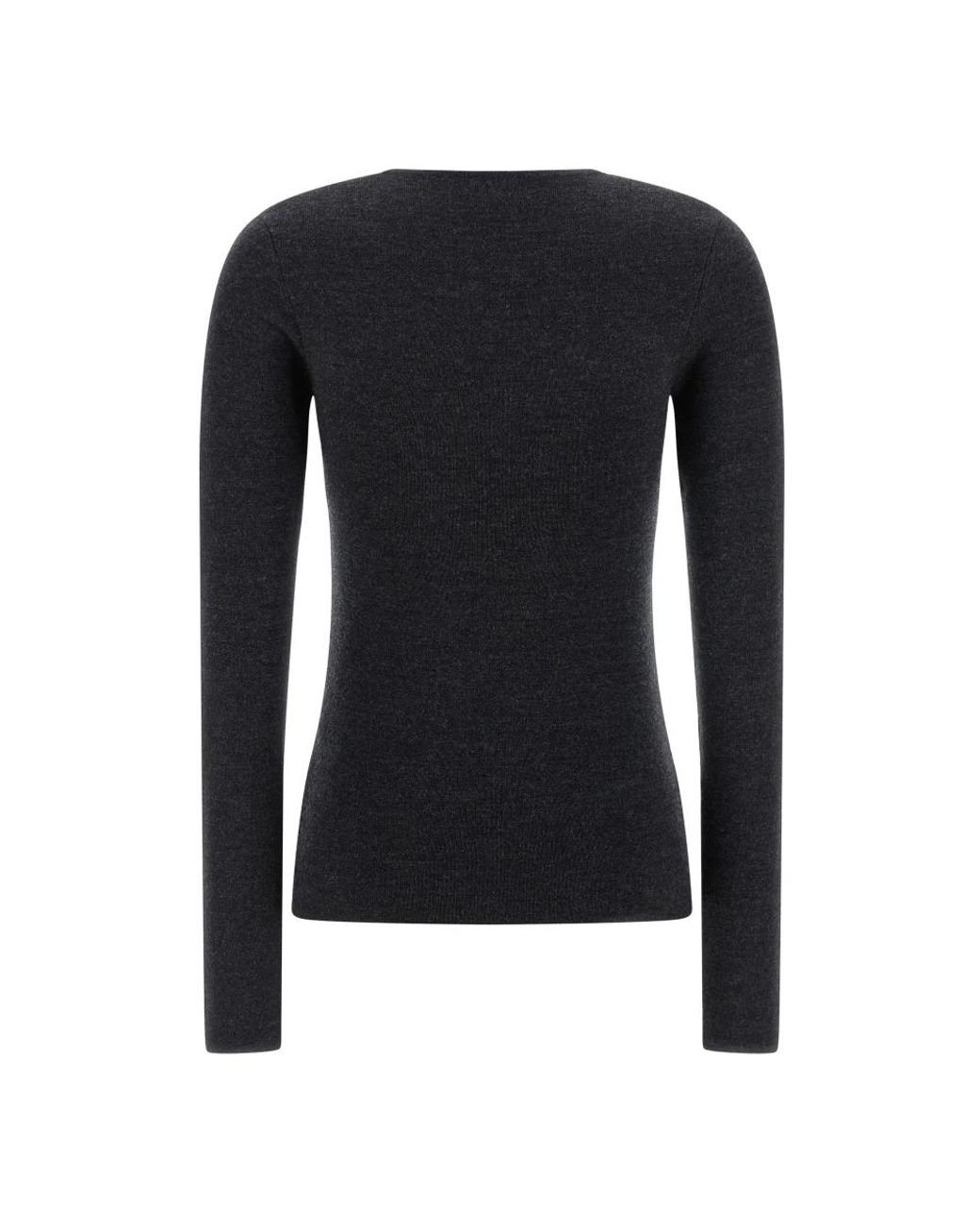 Totême  Black Round-Neck Knitwear