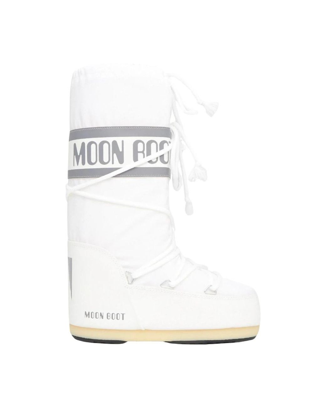 Moon Boot Icon Nylon Boot in het White