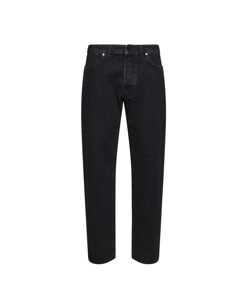 Stone Island Black Straight Fit Jeans for men