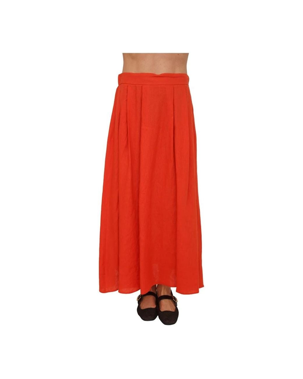 Marella Red Maxi Skirts