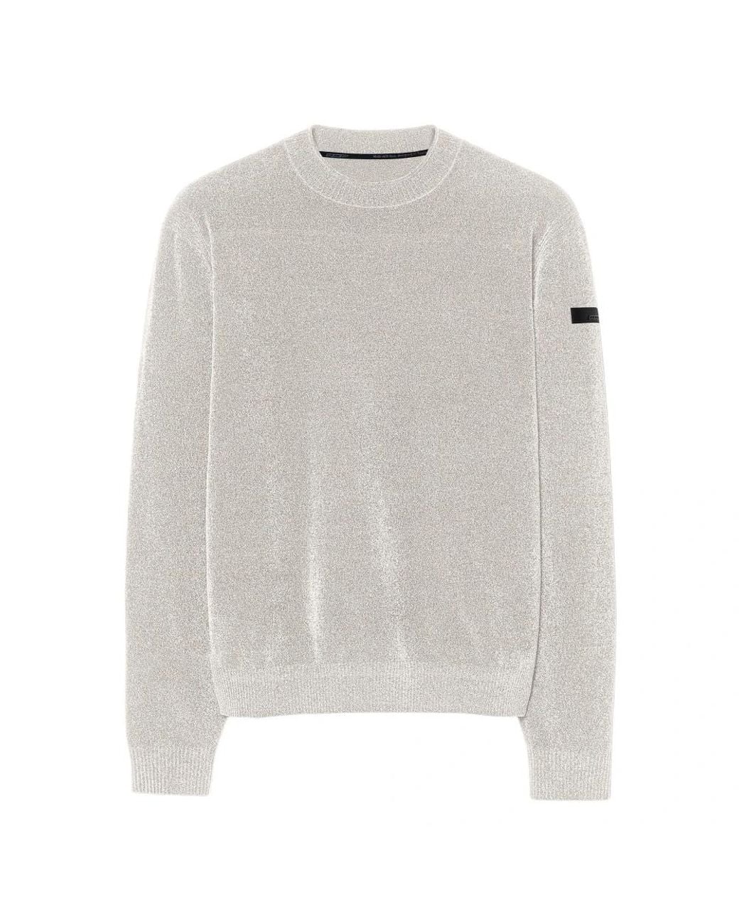 Rrd Gray Round-Neck Knitwear for men