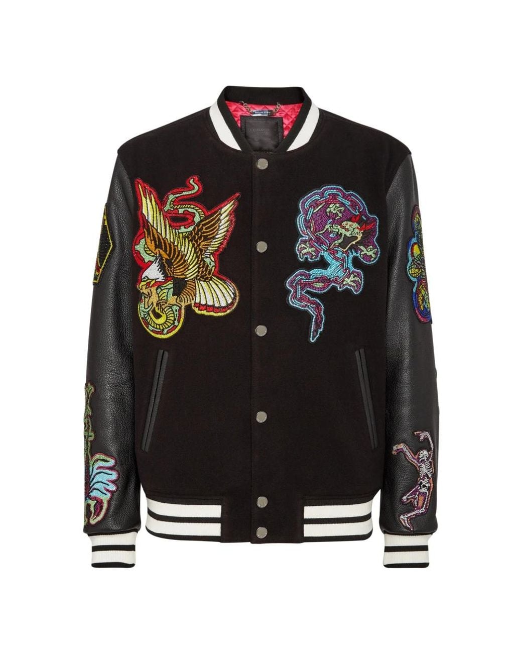 Bomber Jackets Philipp Plein de hombre de color Black