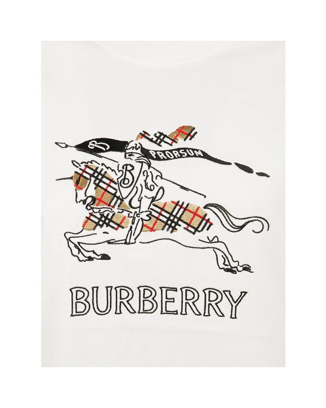 Burberry White T-Shirts