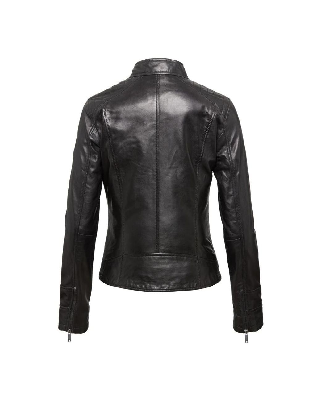 Bugatti Jassen ,Zwart ,Leer Elegante Leren Jas Voor Vrouwen in het Black