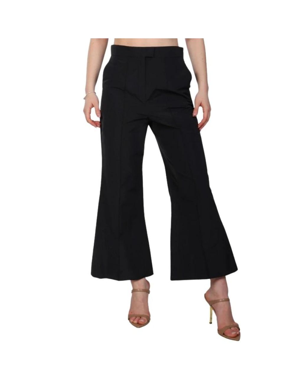 Marella Black Wide Trousers