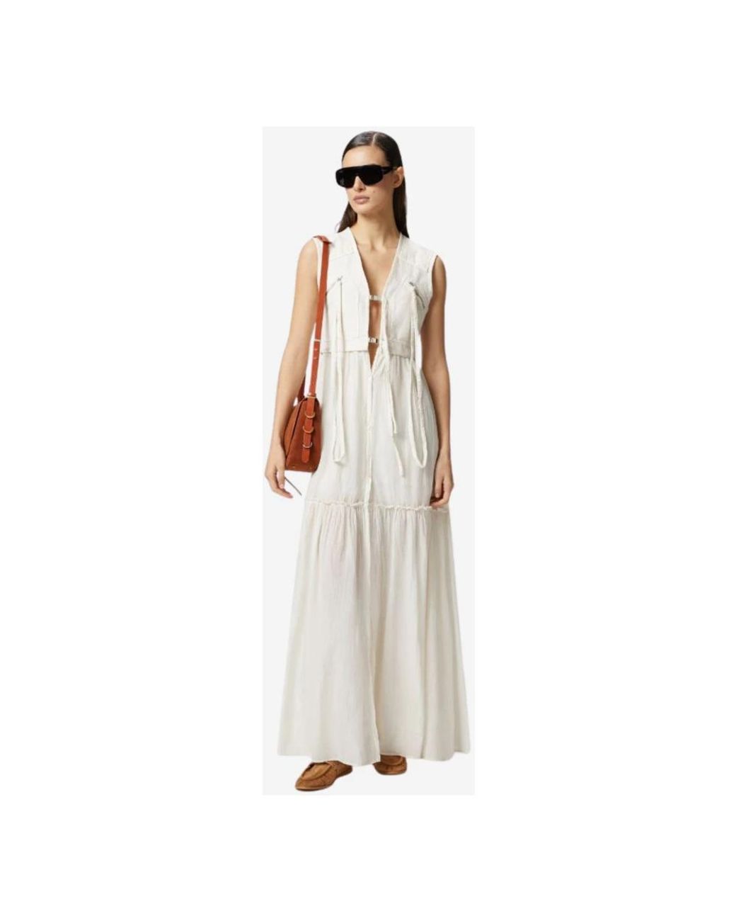 Pinko White Maxi Dresses