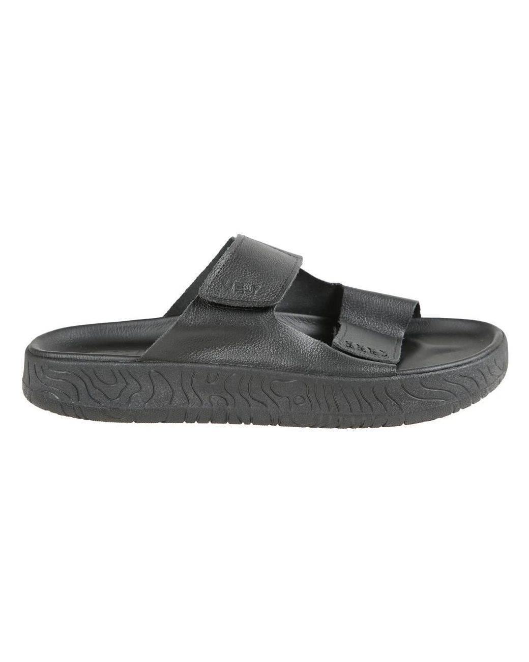 Veja Leren Sandalen Met Verstelbare Bandjes in het Black