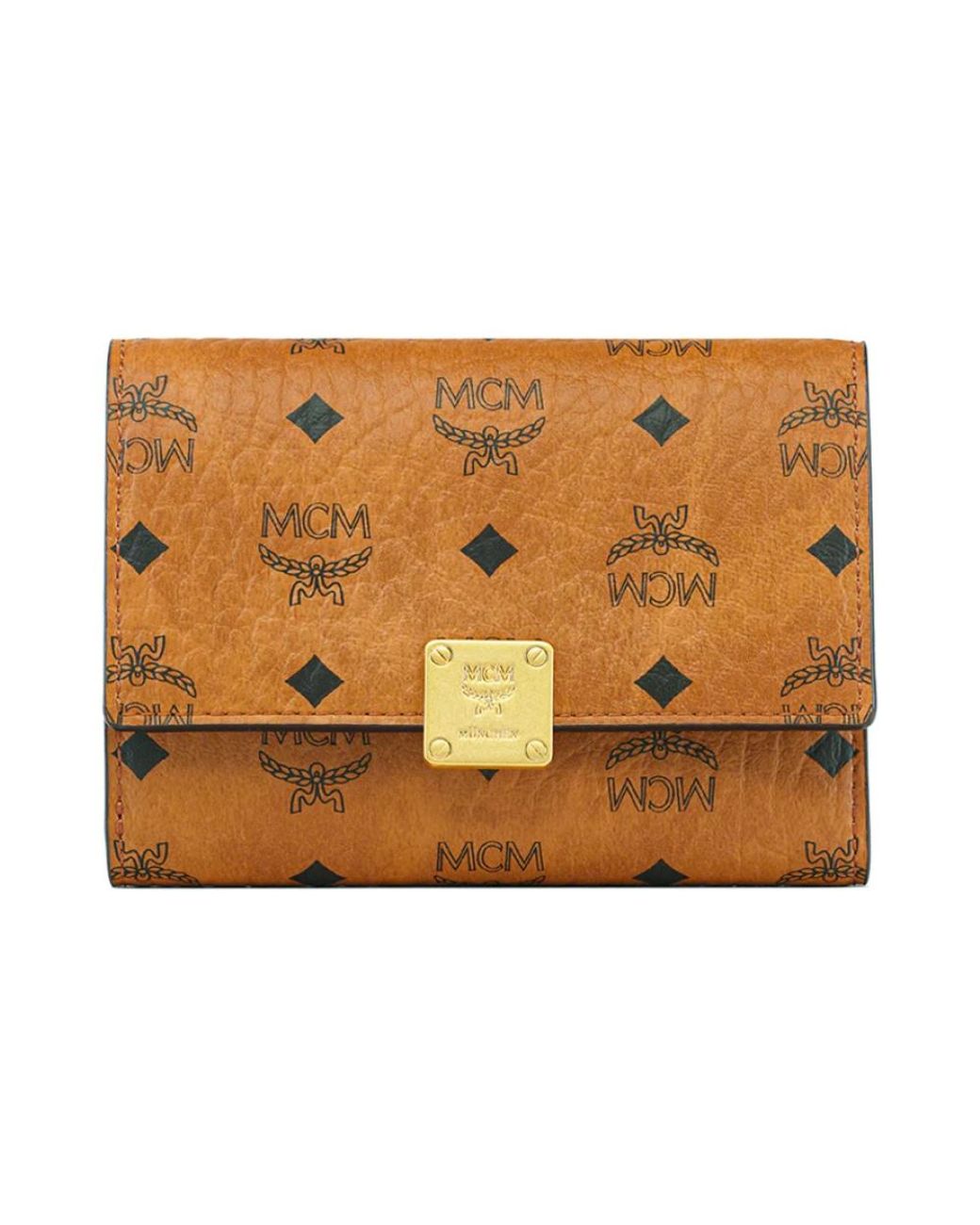 MCM Accessoires ,Bruin ,Leer Portefeuilles & Kaarthouders in het Brown