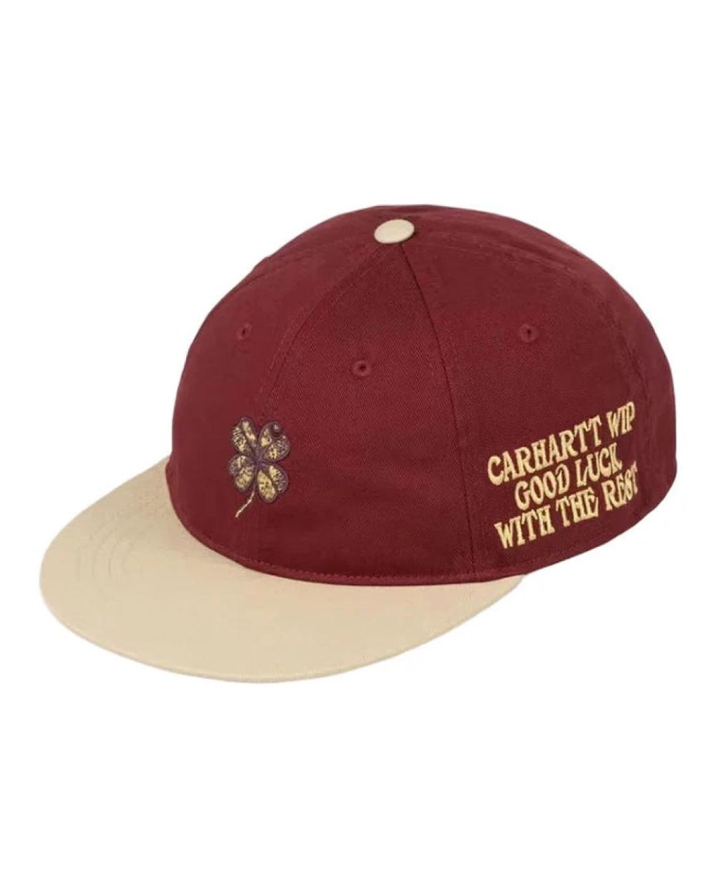 Carhartt Accessoires ,Rood ,Katoen Clover Cap in het Red